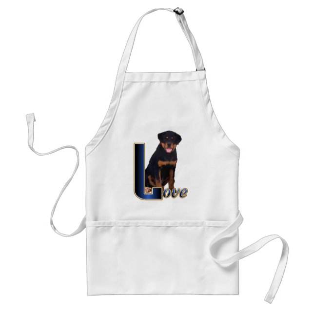Avental Presentes de Arte Rottweiler (Frente)
