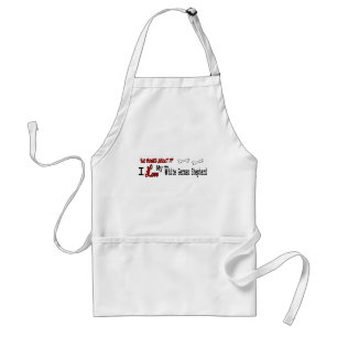 Avental Presentes de German shepherd Branco