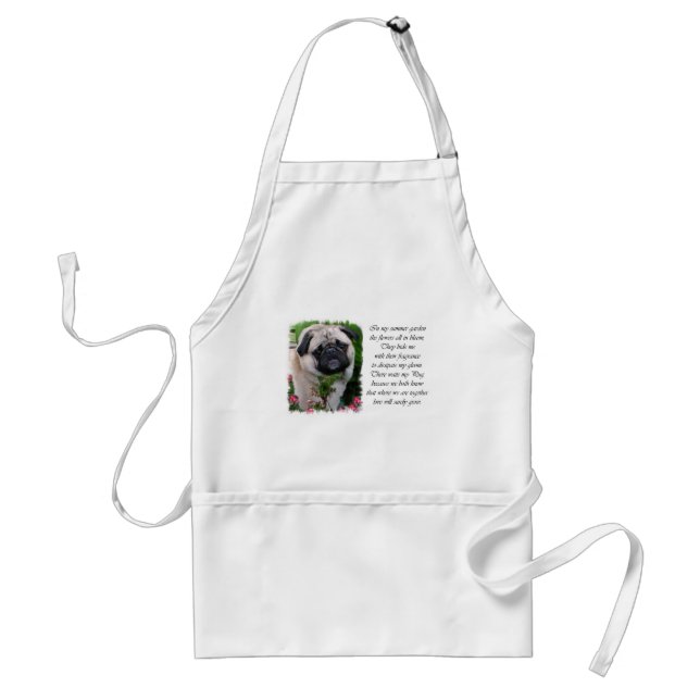 Avental Presentes de Pug Lovers (Frente)