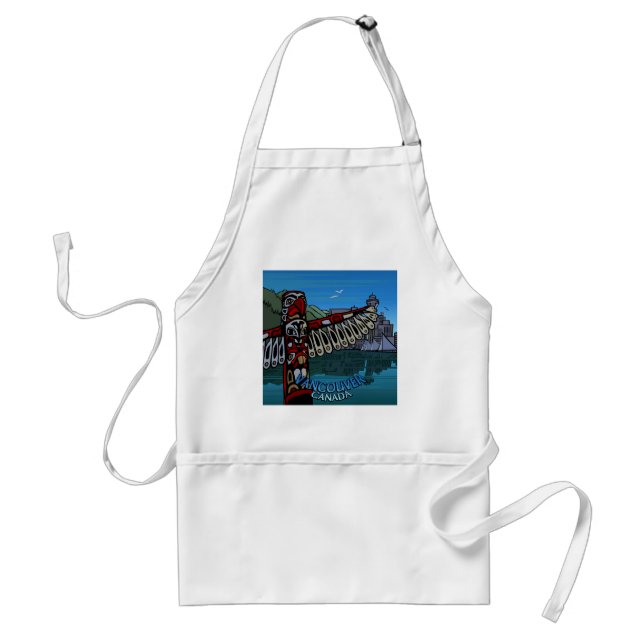 Avental Presentes de Vancouver Canada Souvenir Apron e Coz (Frente)