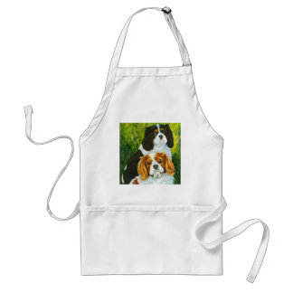Avental Presentes Retratos do Rei Cavalier Charles Spaniel