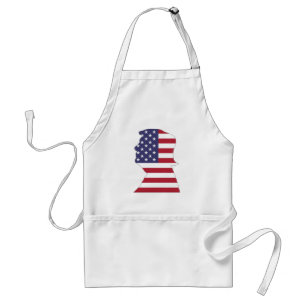 AVENTAL PRESIDENTE DONALD TRUMP AMERICAN FLAG