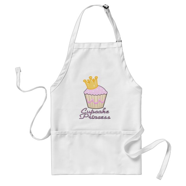 Avental princesa do cupcake (Frente)