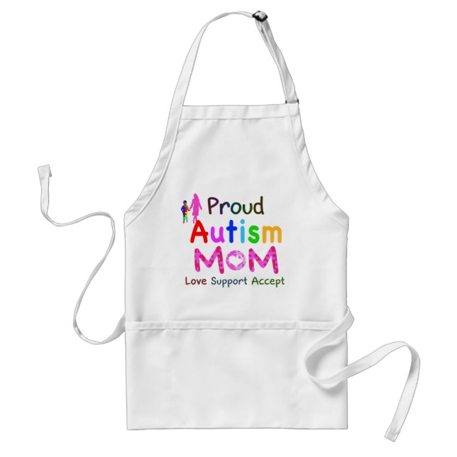 Avental Proud Autism Mom (Frente)