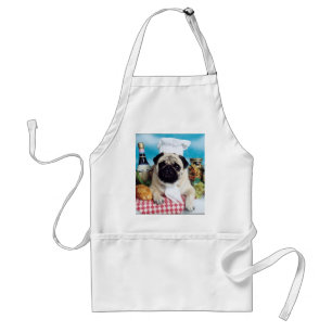 Avental Pug Chef Apron
