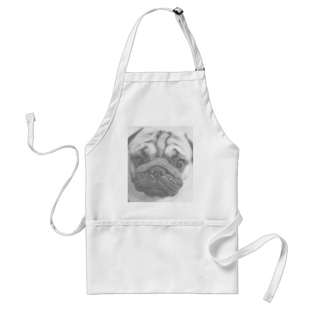 Avental Pug Face (Frente)