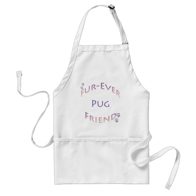 Avental Pug Fuever Friend (Frente)