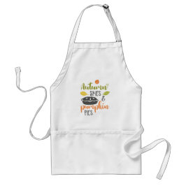 Avental Pumpkin Pie Baking Fall Apron
