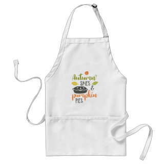 Avental Pumpkin Pie Baking Fall Apron