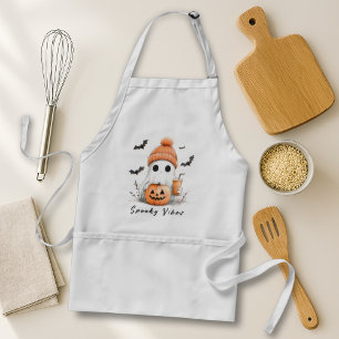 Avental Pumpkin Spice Spooky Vibes Personalizadas