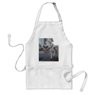 Avental Puppy Kisses: Cream Color Labrador Family Love,