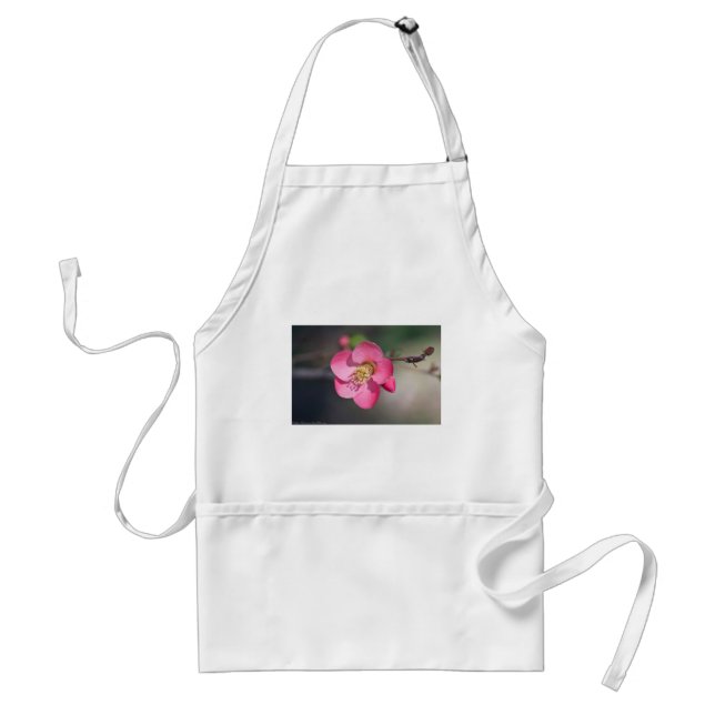 Avental Quince Rosa Perfeito em Flor (Frente)