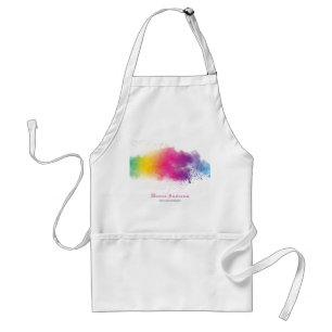 Avental Rainbow Splash Dyeing