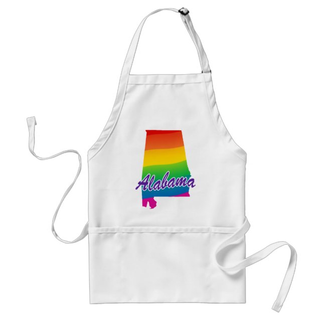 Avental Rainbow State Of Alabama (Frente)