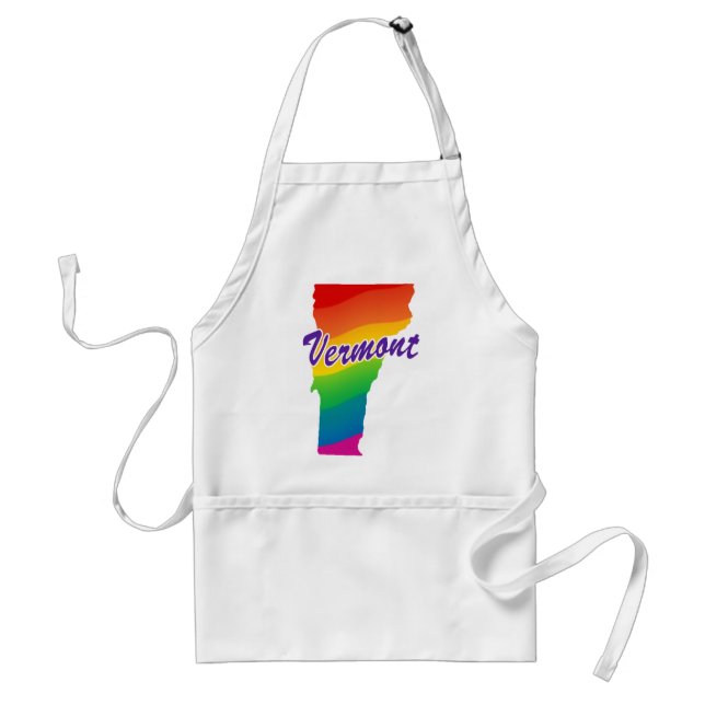 Avental Rainbow State Of Vermont (Frente)