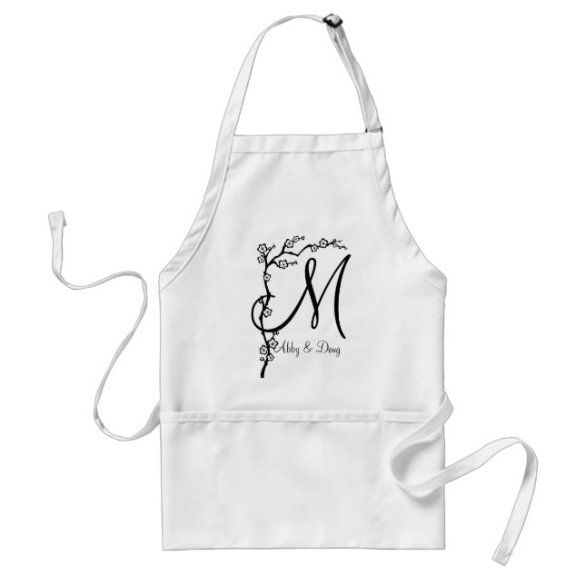 Avental Ramificação do Flor de Cereja Simples (Frente)