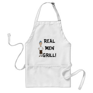 Avental Real Men Grill Apron