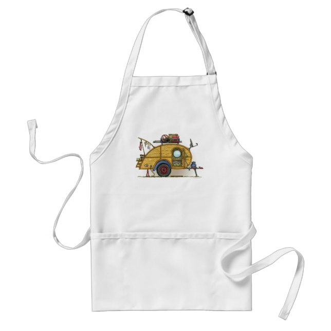 Avental Reboque bonito do viagem do campista da lágrima do (Frente)