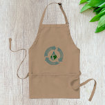Avental Reciclagem de água Apron<br><div class="desc">Apresentando nosso design gráfico cativante e ecologicamente consciente - o Reciclagem d'água gota com o globo terrestre! Este trabalho de arte surpreendente serve como um lembrete poderoso da importância da conservação da água e do reciclagem, fazer-o como uma adição perfeita a qualquer produto Zazzle de sua escolha. Abrace a sustentabilidade...</div>