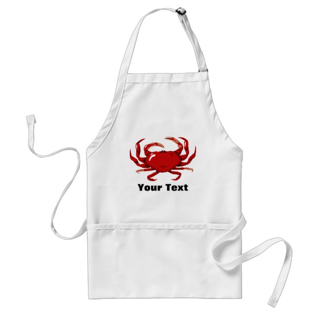 Avental Red Crab Modelo Apron (Frente)