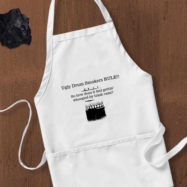 Avental Regra de Fumadores de Tambor Feio Apron (Criador carregado)