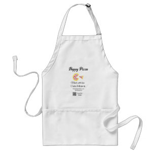 Avental Restaurante de pizza café pizzaria digitalize códi