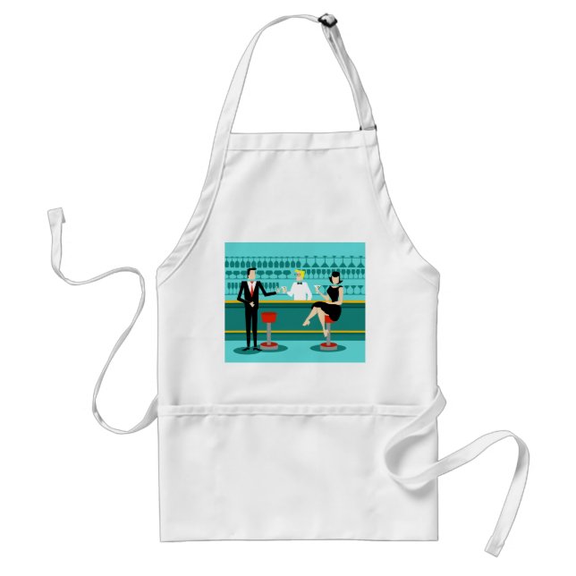 Avental Retro Cocktail Lounge Apron (Frente)