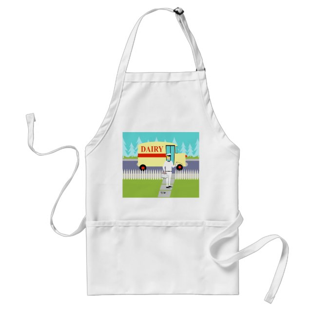 Avental Retro Small Town Milkman Apron (Frente)