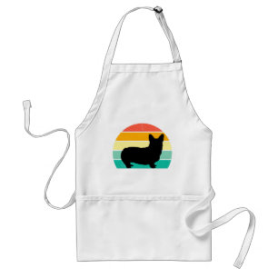 Avental Retro Sunset Corgi