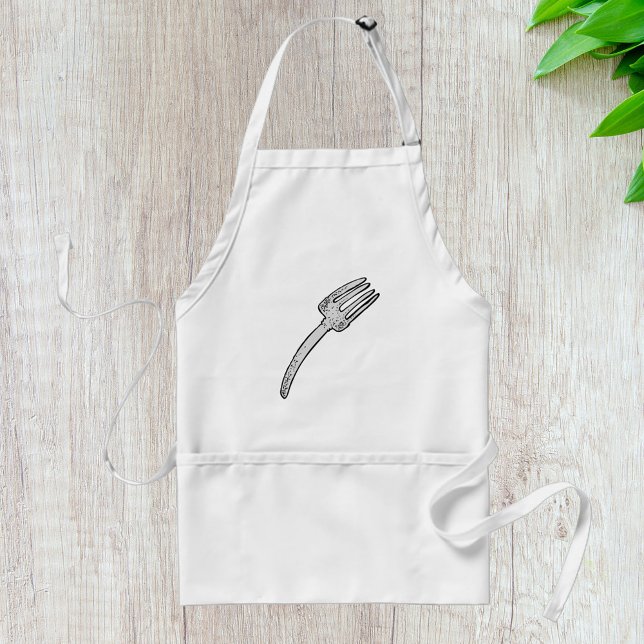 Avental Retrócultaria Rustic Vintage Fork (Criador carregado)