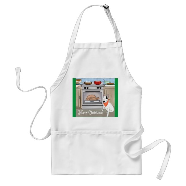 Avental Rex A TV Terrier Christmas Apron (Frente)