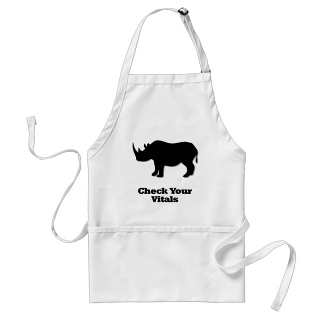 Avental Rhino verifique seus frascos (Frente)