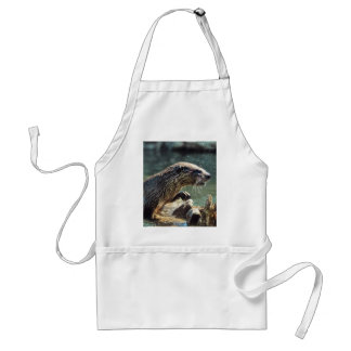 Avental Rio Otter Animal-lover Foto da vida selvagem