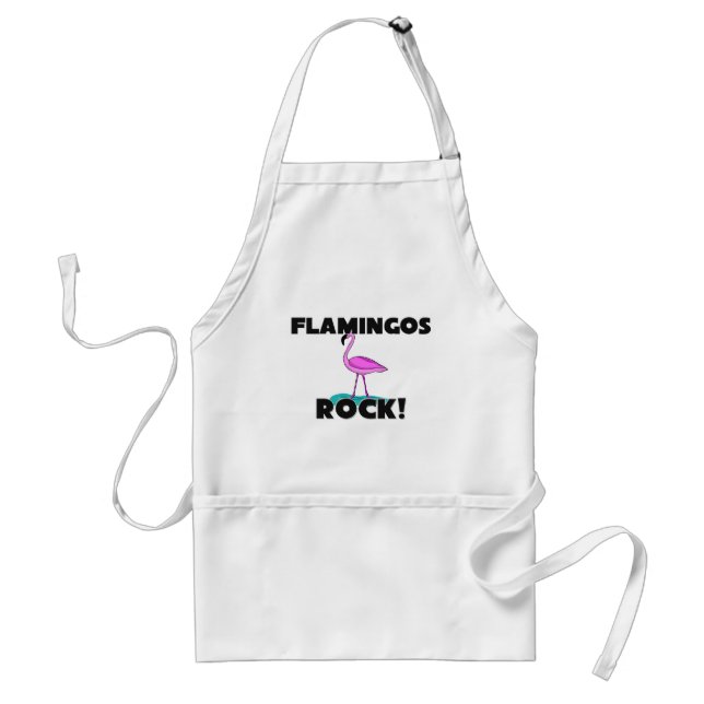 Avental Rocha dos flamingos (Frente)