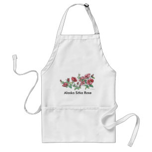 Avental Rosa do Alaska Sitka com Apron do Jardim de Bumble