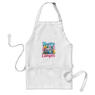Avental Roupa de Acampamento Divertida Feliz Reboque de Ca
