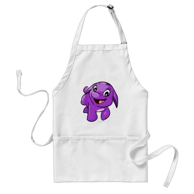 Avental Roxo de Poogle (Frente)