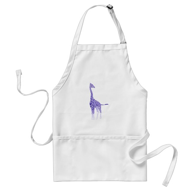 Avental Roxo e Lavanda Spots Girafa Aprons (Frente)