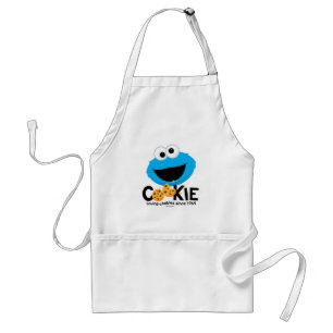 Avental Rua Sésamo   Cookie Monster Loving Cookies