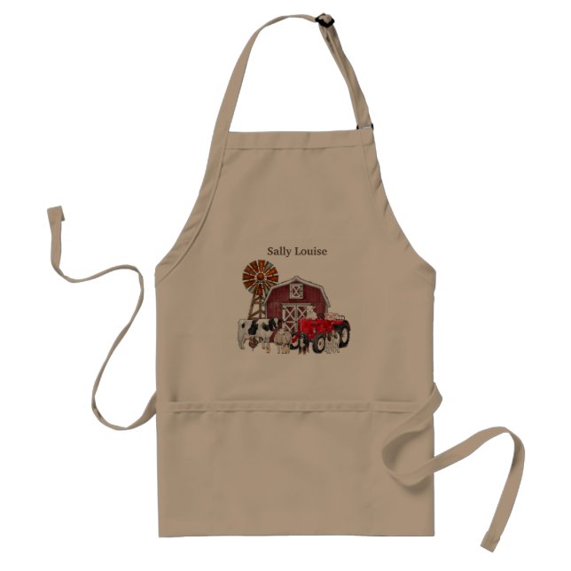 Avental Rustic Farm Apron (Frente)