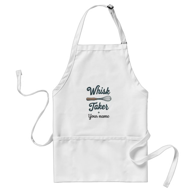 Avental Rustic Farmhouse “Whisk Taker” – Personalized (Frente)