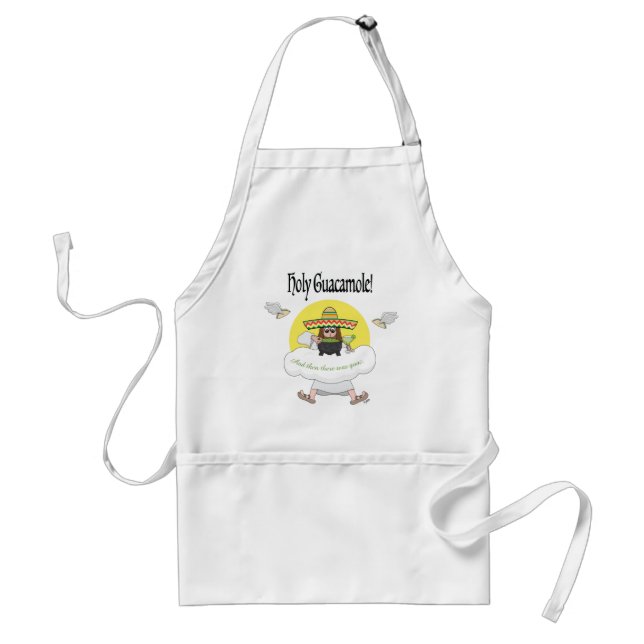 Avental Santa Guacamole Adulto Apron (Frente)