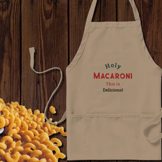 Avental Santo Macaroni! Citação Engraçada (Criador carregado)