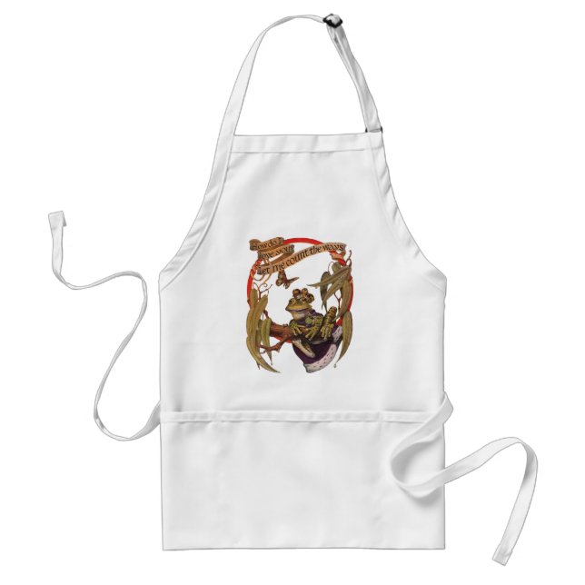 Avental Sapo Encantado Príncipe Apron (Frente)
