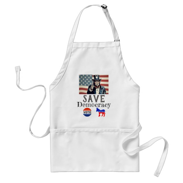 Avental Save Democracy Apron (Frente)