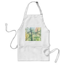 Sazonal Chef Watercolor Apron, personalize-o