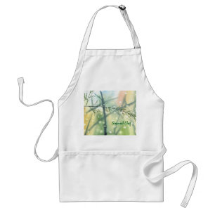 Avental Sazonal Chef Watercolor Apron, personalize-o