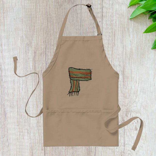 Avental Scarf Sketch Fashion Apron (Criador carregado)