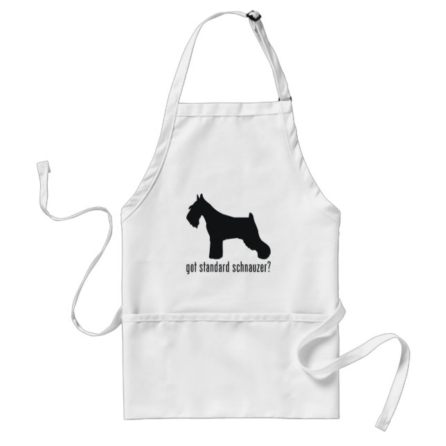 Avental Schnauzer padrão (Frente)