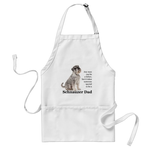 Avental Schnauzer Pai Barbecue Apron (Frente)